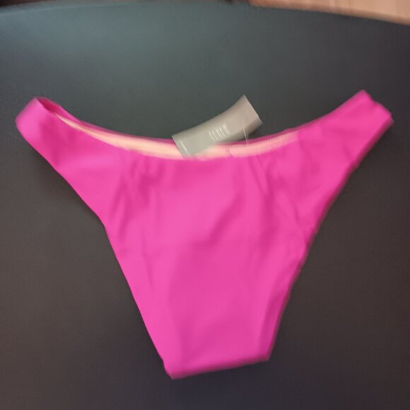 J Crew Women's Bikini Bottom  BC125 Pink NWT  Size Small - Picture 3 of 4